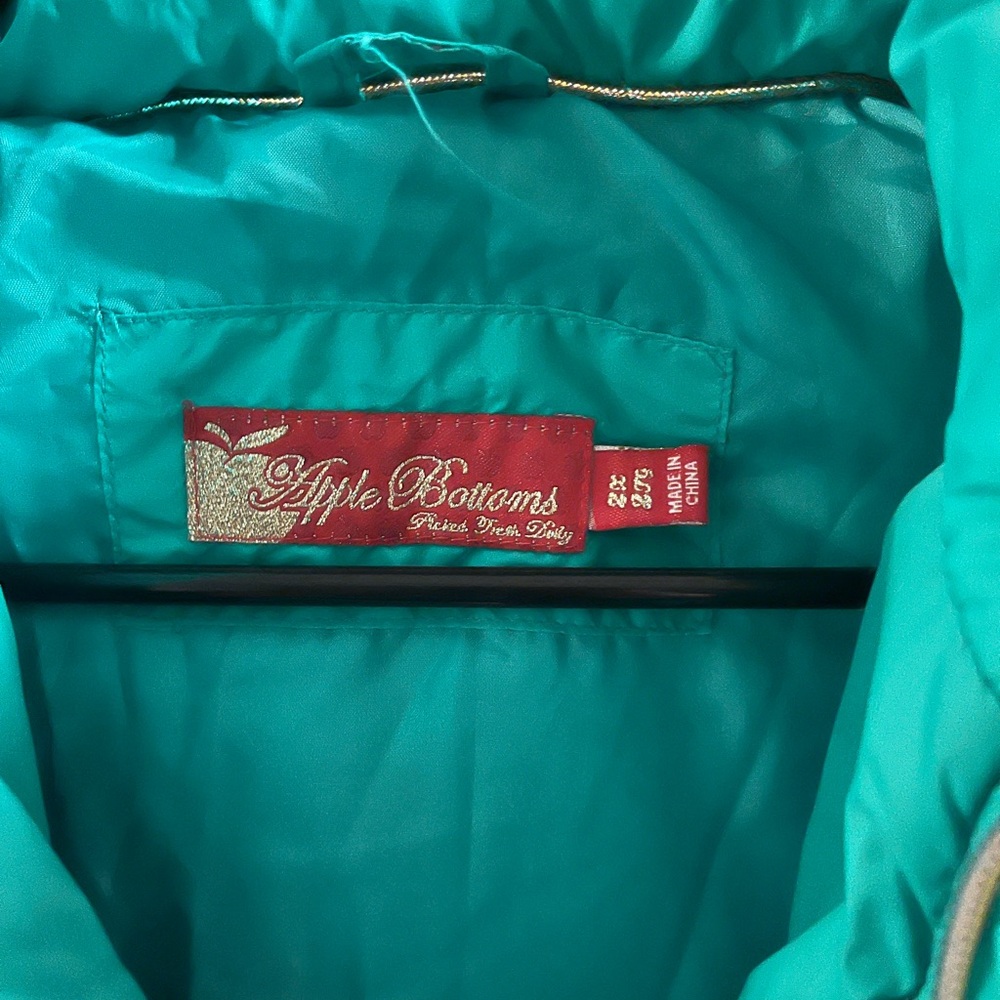 Apple Bottoms Teal Jacket with Gold Details - Picture 5 of 7